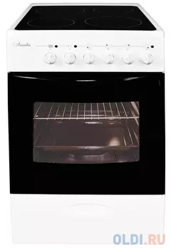 Плита Электрическая Лысьва EF4002MK00 белый стеклокерамика (без крышки)