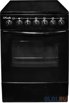 Плита Электрическая Лысьва EF4005MK00 черный стеклокерамика (без крышки)