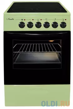 Плита Электрическая Лысьва EF4011MK00 зеленый стеклокерамика (без крышки)