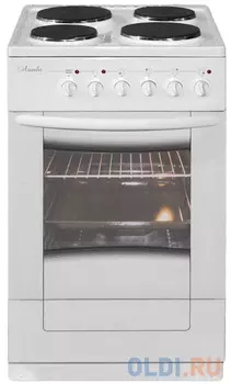 Плита Электрическая Лысьва ЭП 402 М2С белый эмаль (стеклянная крышка)