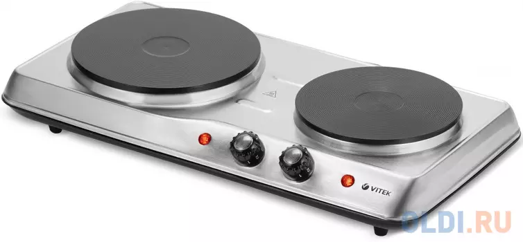 Плита Электрическая Vitek VT-3702 стальной (настольная)