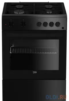 Плита Комбинированная Beko FFSS62010GB черный реш.эмаль