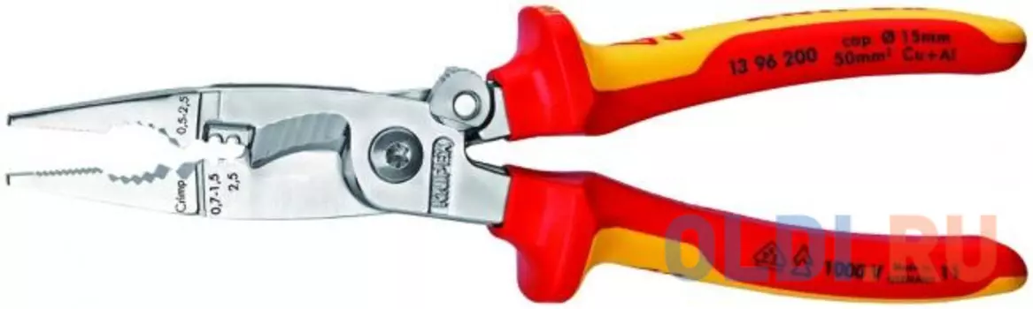 Плоскогубцы KNIPEX KN-1396200 универсальные хром