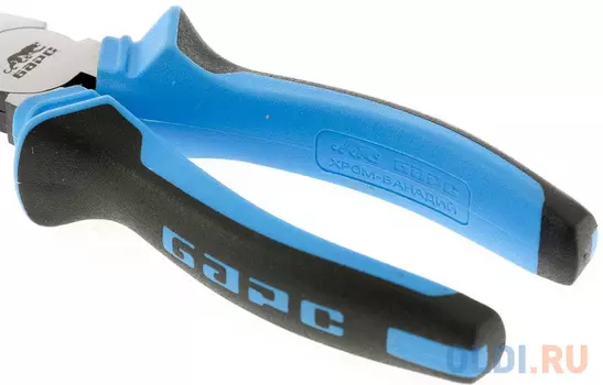 Плоскогубцы комбинированные 160 мм, хром-ванадий, двухкомпонентные рукоятки// Барс