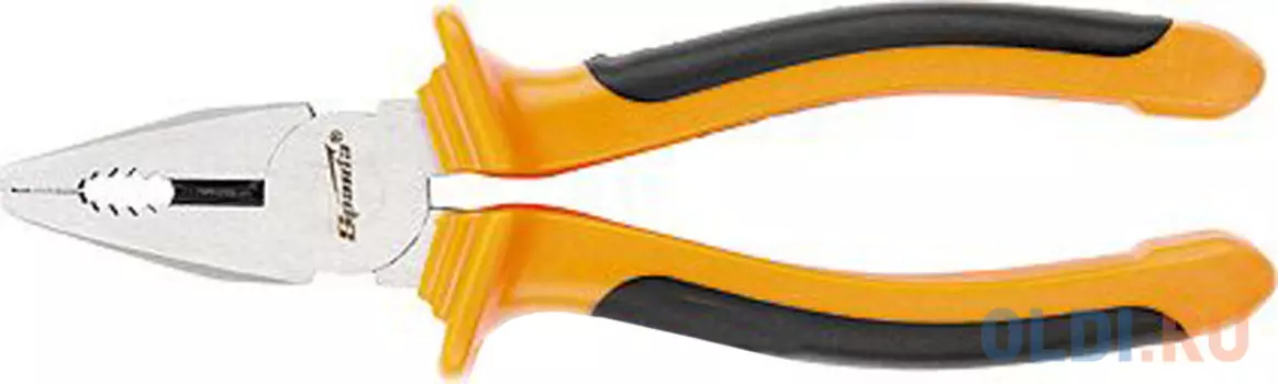 Плоскогубцы SPARTA 16968 comfort 180мм комбинированные шлифованные двухкомпонентные рукоятки