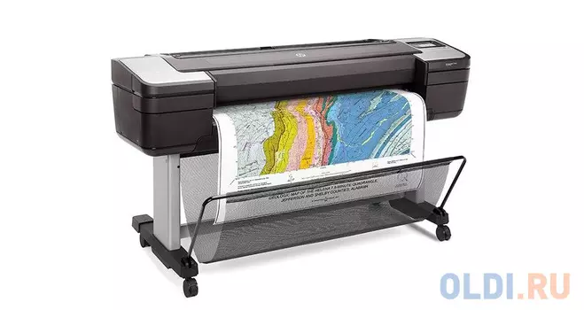 Плоттер HP Designjet T1700 44" <W6B55A A0, 128Гб (виртуальная), HDD500Гб, USB, LAN