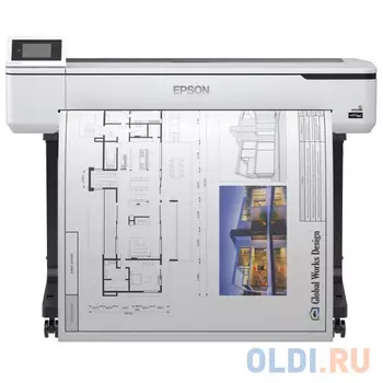 Плоттер струйный Epson SureColor SC-T5100 (A0; 36 (914 мм); 4-цветная струйная печать; 2400 x 1200; 31 сек А1; USB; LAN; Wifi)