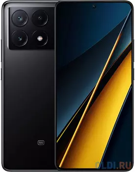 POCO X6 Pro 5G Black (2311DRK48G), 16,9 cm (6.67") 20:9 2712 x 1220, 1x3.35 ГГц Cortex-A715 + 3x3.2 ГГц Cortex-A715 + 4x2.2 ГГц Cortex-A510, 8 Co
