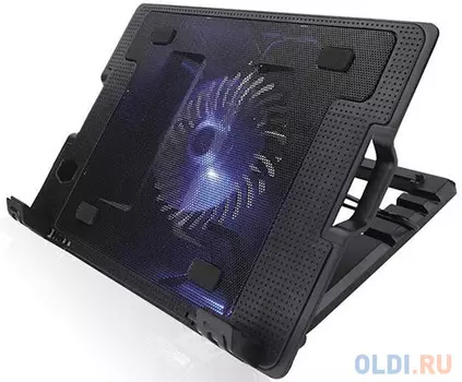 Подставка для ноутбука 15.6" Crown CMLS-926 265x370x50mm USB 700g черный