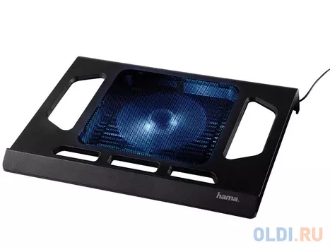 Подставка для ноутбука 17.3" Hama H-53070 Black Edition охлаждающая черный