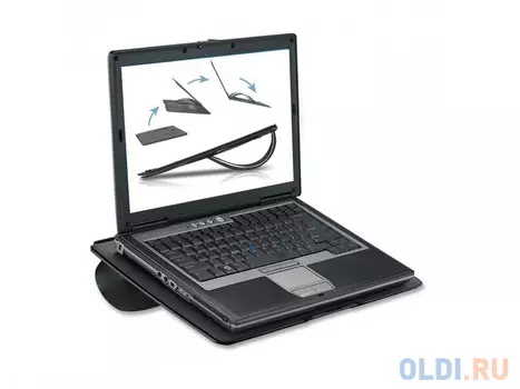 Подставка для ноутбука 17" Fellowes GoRiser портативная складная черный FS-80304
