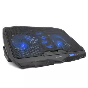 Подставка для ноутбука CROWN CMLS-01 black ( до 17", кулеры: D125mm*2+ D70mm*2,красная led подсветк