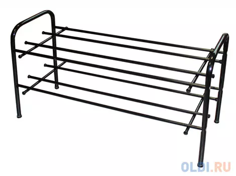 Подставка для обуви Бюрократ ПО-2/70 325x390x715мм 2яр. черный (ПО-2/70/BLACK)