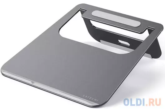 Подставка Satechi Aluminum Portable &amp; Adjustable Laptop Stand для ноутбуков Apple MacBook. Материал алюминий. Цвет серый космос.