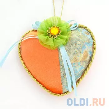 Подвеска Winter Wings N069622/О 12-14 см. 1 шт оранжевый полиэстер