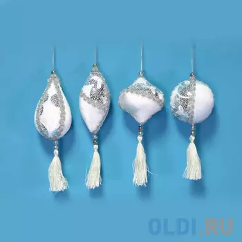 Подвеска Winter Wings N069623/БЕЛ 25 см 1 шт белый полиэстер