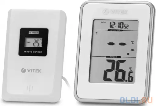 Погодная станция Vitek VT-6408 серебристый