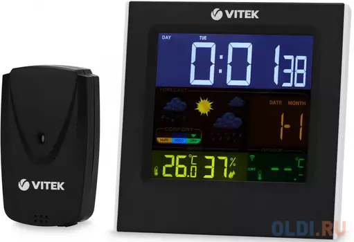 Погодная станция Vitek VT-6411, черный