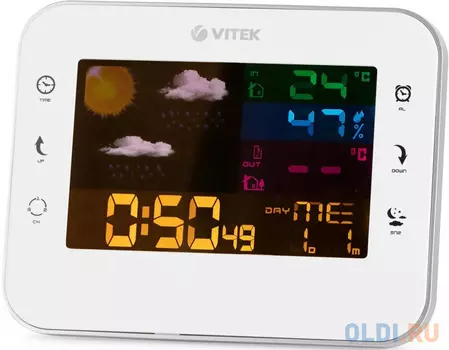 Погодная станция Vitek VT-6412, черный
