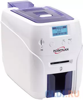 Pointman Nuvia N20, односторонний, лоток подачи на 100 карт+ручная подача (CR-80), приемный на 50 карт, USB2.0 (High-Speed), RS-232, Built in 10/100 E
