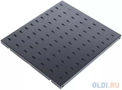 Полка перфорированная ЦМО глубина 450 мм черный СВ-45-9005