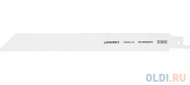 Полотно STAYER "PROFI" S1122VF к саб эл.ножов Bi-Met,унив с перем шаг зубьев,дерев с гвозд,мет,пласт,мет.трубы до 4"