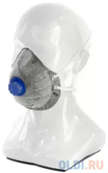 Полумаска фильтрующая формованная , модель "ИСТОК", с клапаном выдоха, FFP1 NR// Россия