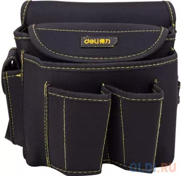 Поясная сумка монтажника Deli DL-P4 220 x 200 x 140мм, 6 карманов, ткань Оксфорд 600D
