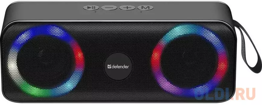 Портативная колонка DEFENDER Цвет черный Мощность звука 10 Вт да 0.54 кг 65301