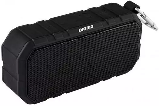 Портативная колонка Digma S-40 Black 2 x 5 Вт, 50-20000Гц, Bluetooth, mini Jack, microSD, АКБ