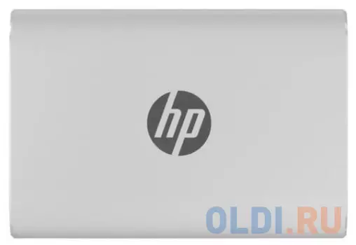Портативный твердотельный накопитель HP P500, USB 3.2 gen.2 / USB Type-C / USB Type-A, OTG, 500 ГБ, R370/W200, серебряный