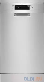 Посудомоечная машина AEG FFB73527ZM нержавеющая сталь (узкая)