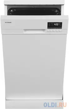 Посудомоечная машина Hyundai DF414 белый (узкая)
