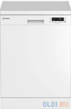 Посудомоечная машина Indesit DF 4C68 D, полноразмерная, напольная, 59.8см, загрузка 14 комплектов, белая [869894200010]