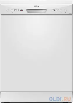 Посудомоечные машины Korting/ Отдельност., 60 см, А+/A/A, электронное управление, 4 программ, 12 компл., LED индикаторы, 1/2 закрузка, таймер 3/6/9 ч,