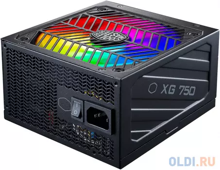 Power Supply Cooler Master XG750 Plus Platinum, 750W, ATX, 135mm, 24pin, 12xSATA, 4xPCI-E(6+2), APFC, RGB, 80+ Platinum, Full Modular