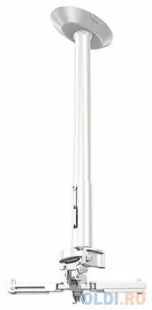 [PR11A-S] Универсальный потолочный комплект Wize Pro PR11A-S состоящий из крепления+штанги 15-28см +площадки к потолку для проектора, макс. расстояние между крепежными отверстиями 430мм, наклон +/- 25°, поворот +/- 6°, вращение 360°, до 23кг, серебрист.