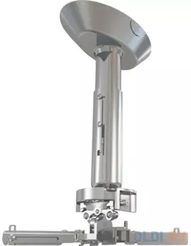 [PR24A-S] Универсальный потолочный комплект Wize Pro PR24A-S состоящий из крепления+штанги 46-61 см +площадки к потолку для проектора, макс. расстояние между крепежными отверстиями 430 мм, наклон +/- 25°, поворот +/- 6°, вращение 360°, до 23 кг, серебрис