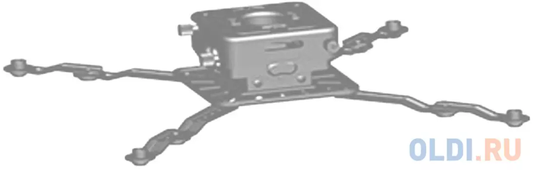 [PR3XL-S] Универсальное потолочное крепление Wize PR3XL-S для проектора с микро регулировкой вручную/без использования инструментов, максимальное расстояния между крепежными отверстиями 537 мм, наклон +/-15°, поворот +/- 8°, вращение 360°, до 32 кг, сере