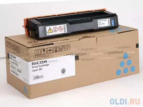 Картридж Ricoh SP C360HE 6000стр Голубой