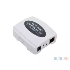 Принт-сервер TP-LINK TL-PS110U Принт-сервер с портом USB 2.0 и портом Fast Ethernet