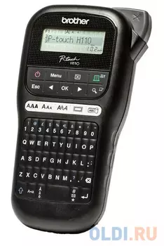 Принтер Brother P-touch PT-H110 переносной черный/белый