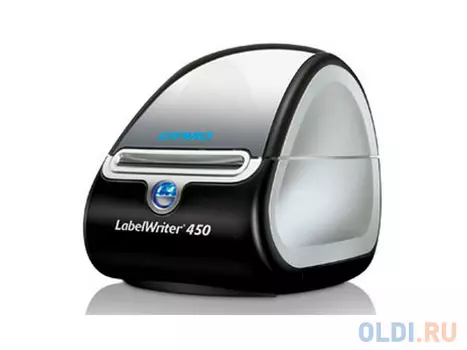 Принтер DYMO LableWriter 450 индустриальный ленточный до 60мм черный/серебро S0838770