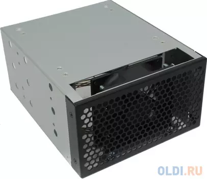 Procase 5T3-2T3-V3-FAN Переходник 2*5.25" в 3*3.5" с антивибрационным креплением, вентилятор PWM 4pin, 3600 rpm