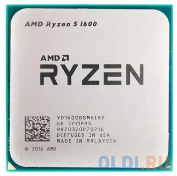 Процессор AMD Ryzen 5 1600 AM4 (YD1600BBM6IAF) (3.2GHz) OEM