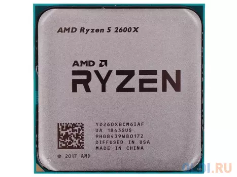 Процессор AMD Ryzen 5 2600X OEM &lt;95W, 6C/12T, 4.25Gh(Max), 19MB(L2+L3), AM4 (YD260XBCM6IAF)