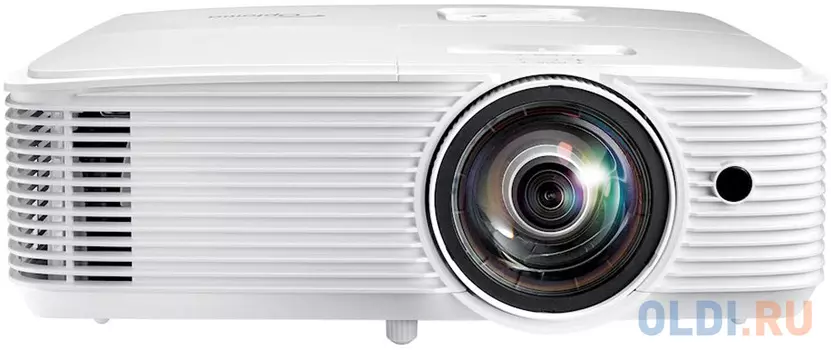 Проектор Optoma W308STe Full 3D; DLP, WXGA (1280*800), 3600 ANSI Lm, 22 000:1, Короткофокусный TR 0.521:1; HDMI 1.4a x1; VGA (YPbPr/RGB) x1;Composite x1; AudioIN x1; VGA Out; Audio Out;USB-A power 1A;RS232;10W x1; 26dB; 3.0 кг. белый [E1P1A28WE1Z1]