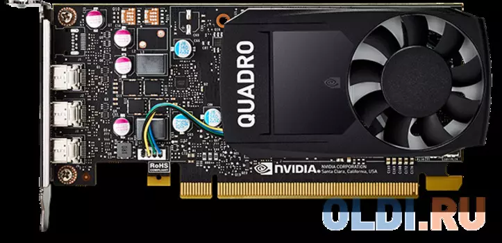 Проф видеокарта 2Gb PNY nVidia Quadro P400