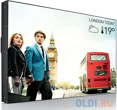 Профессиональная панель 55" PHILIPS 55BDL1005X/00 Black (LED, 1920x1080, 8 mc, 178°/178°, 500 cd/m, 500000:1, +DisplayPo