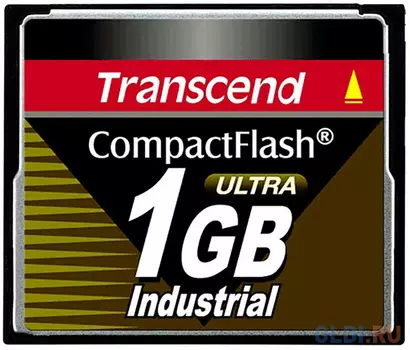 Промышленная карта памяти CompactFlash Transcend 100I, 1 Гб SLC, темп. режим от -40? до +85?
